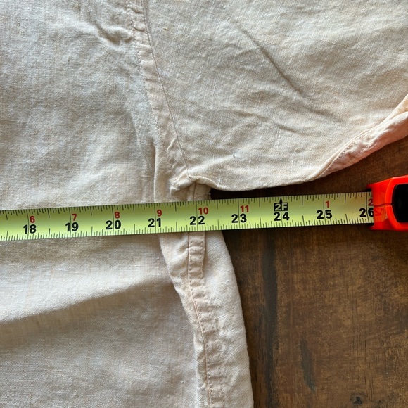 100% Linen Men's Large Button Down Shirt - Picture 7 of 7